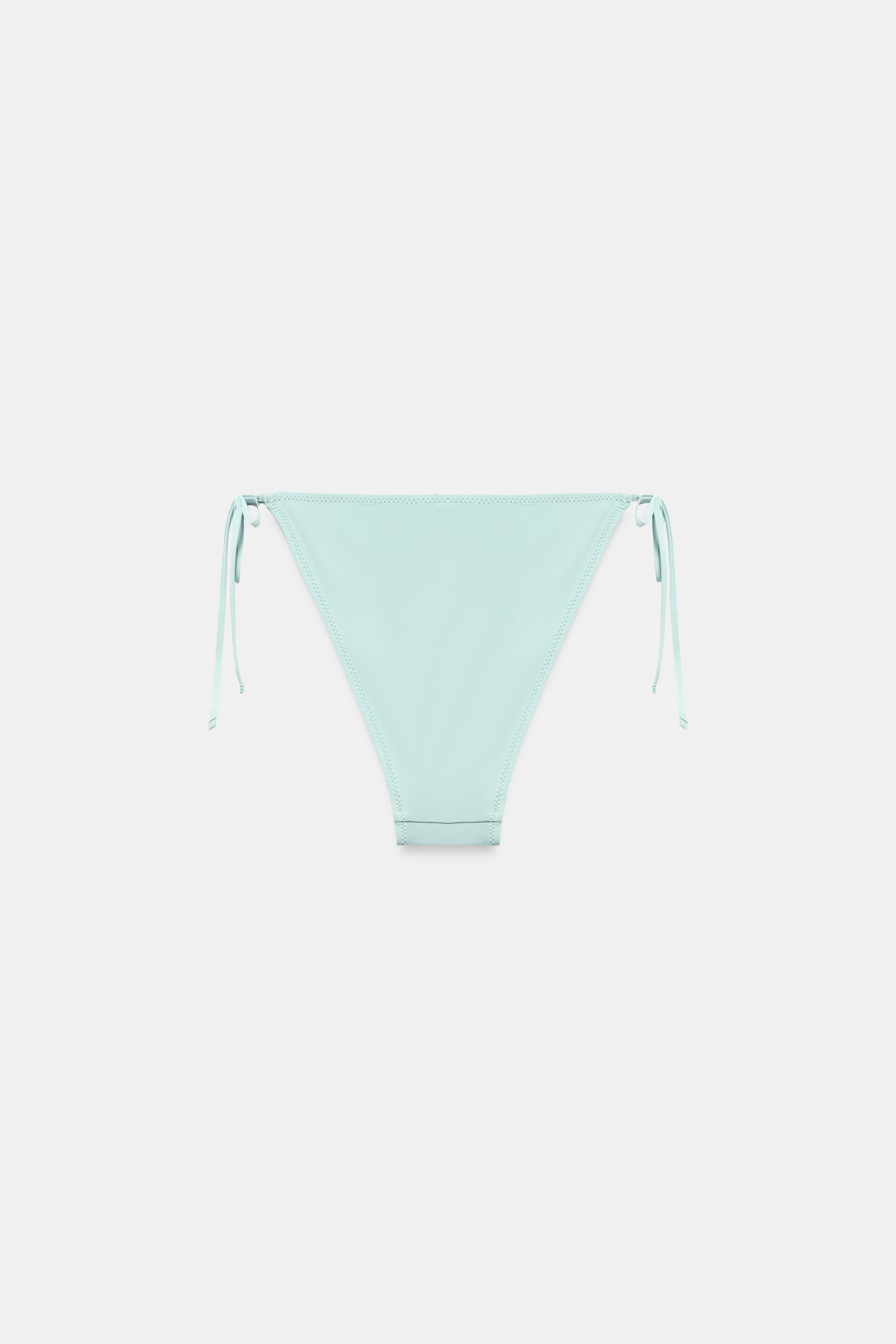 BAS DE BIKINI À CLOUS ET LIENS NOUER